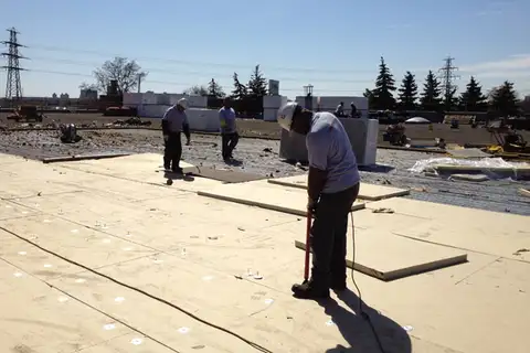 Industrial roof drainage detail — Anax Roofing